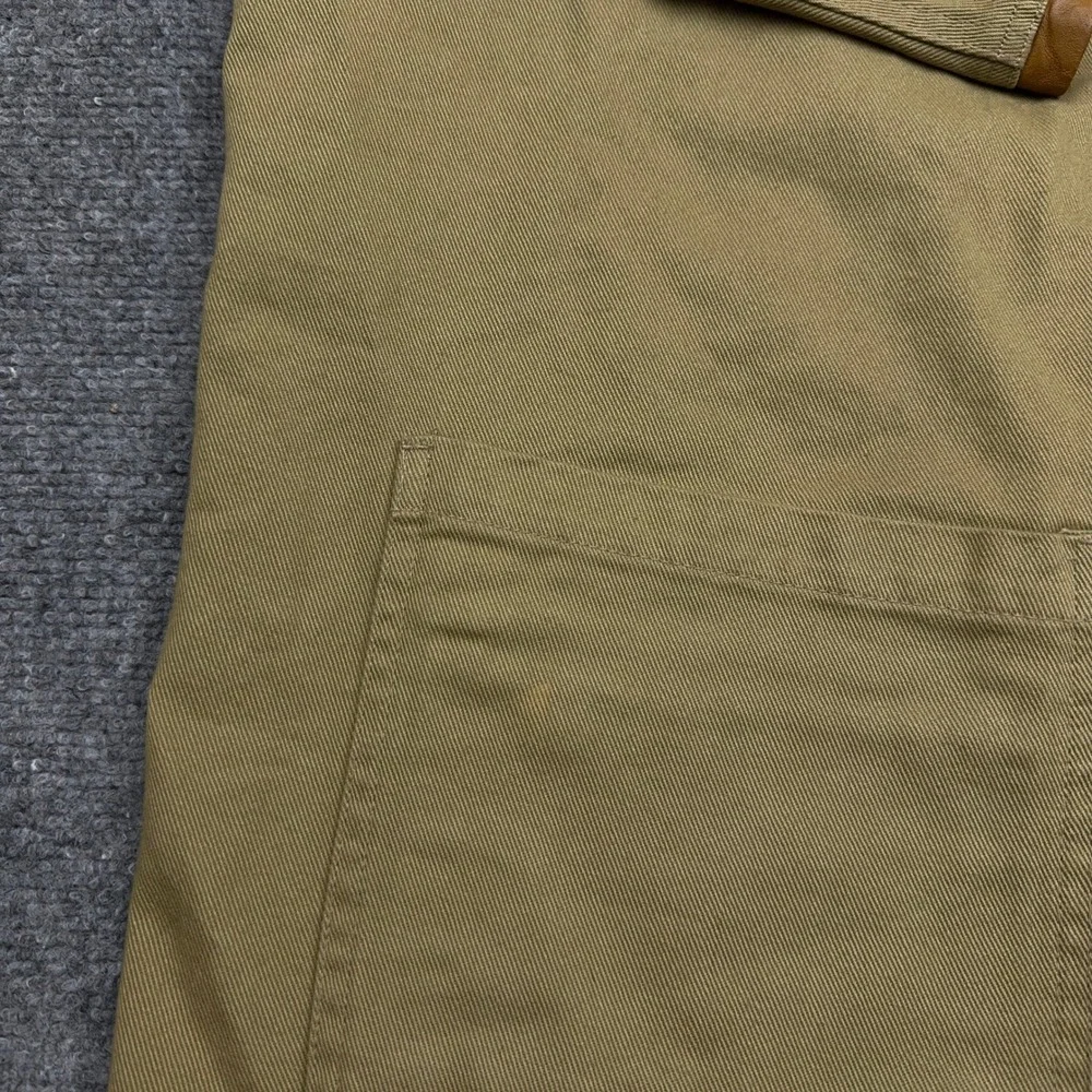 VTG Orvis Zambezi Twill Jacket Mens XL Khaki Leather Elbow Patch Sporting Blazer